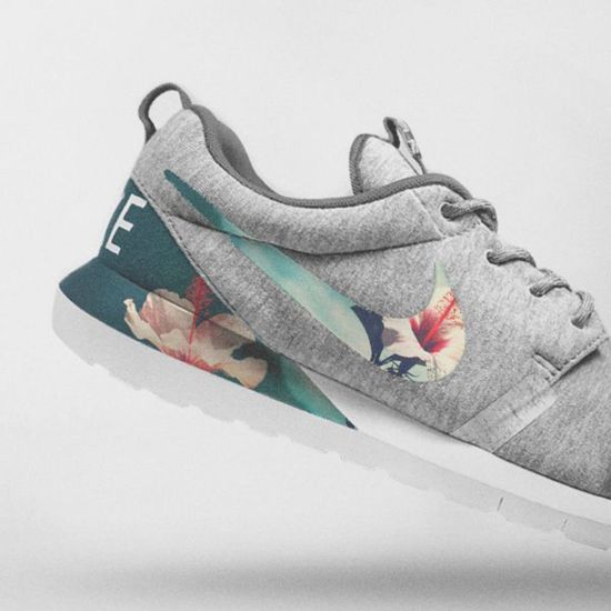 Obrázek Nike Floral Roshe Customized Running Shoes